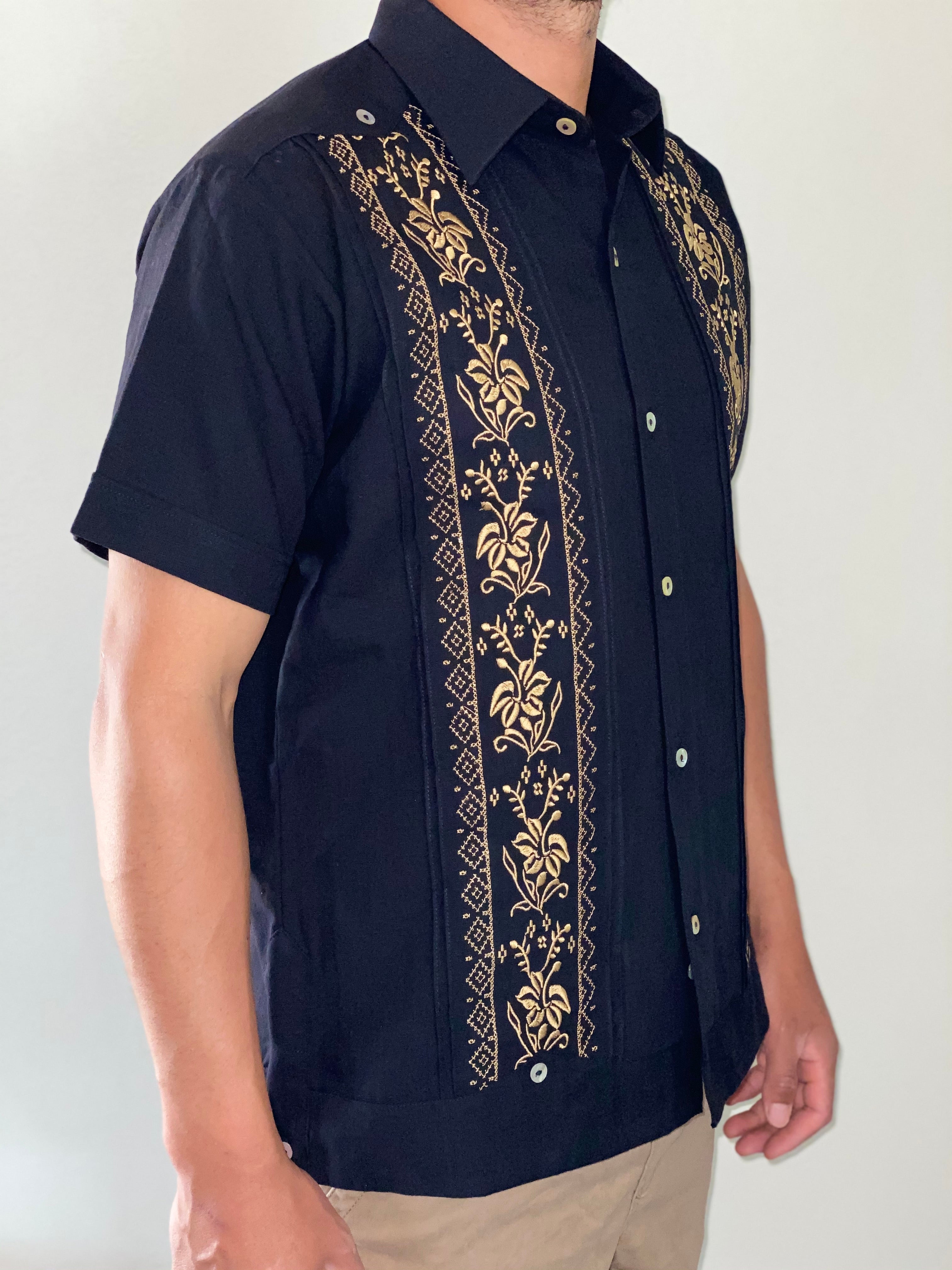 Embroidered Guayabera